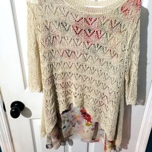 Lightweight sweater blouse